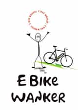 E Bike rude Card created by crystal boo creations