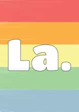La gay Just because Card 21979 created by Arr Cards