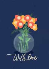 With love Love & Friendship Card 19549 created by Suzanne Brearley Design