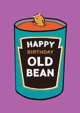 old bean bean Birthday Card 17046 created by Kewl cards