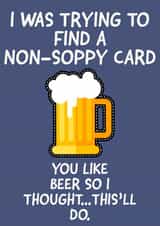 Beer birthday card created by Knees-up!