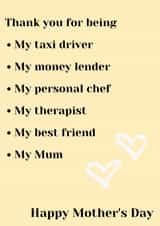 Mother's Day Funny Card 48228 created by Emily Clarkson