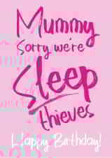 mummy birthday Card 31748 created by Tiger Feet Creations