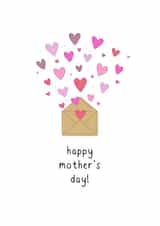 Classic Mothers Day Card - Mum - Envelope - Happy Mother's Day created by Bryony at SQUISHO