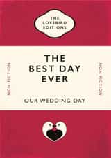 Best day ever Wedding day card created by Yay Days
