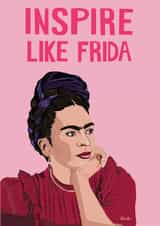 Frida Birthday Card created by @Niamheile_Design