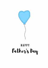 Blue balloon Father's Day Card created by SmallsDesigns