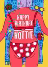 Hottie Birthday Card 1001 created by @squiggleinthecity