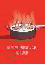 Hot stuff Valentine's Day Card created by Tom Ayliffe