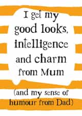 Same humour Father's Day Card created by Nina Dannan