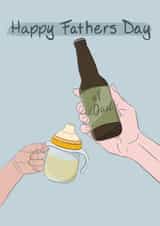 Bottles Cheers Father's Day Card created by Serenity Emily
