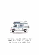 Campervan Birthday Card created by RossJDesigns