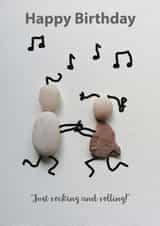 Happy Birthday Rock and Roll created by Hazel Jenner