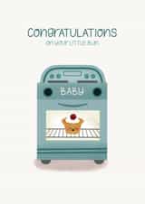 Congratulations cute bun in oven  created by Paper Valley Design Studio