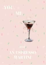 Espresso Martini Card created by Made Mint Designs