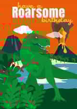 pun roar Birthday Card 17152 created by Cox a Doodle Doo