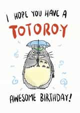 animation japanese Birthday Card 15590 created by Bishop, Please!