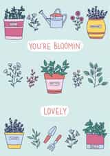 You're Bloomin' Lovely  created by Emma Tobey Illustration