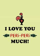 Nando's Peri Peri Love Card created by Lauren Fernandes Designs