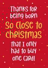 Thanks for having a December birthday! created by Chubby Sparrow