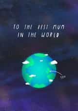 Best Mum in the World created by Emily Allison