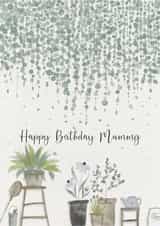 Classic Birthday Card - For Mummy - Plants created by Lili's Papers Co.