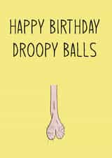 Droopy Balls created by Cheeky Cards by Ginger