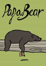 Happy Father's Day Papa Bear created by Mummy Bee