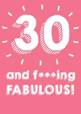 30 And Fabulous created by @Laura Lonsdale Designs