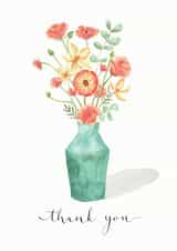 Thank you Bouquet Card created by Sage and Hart