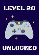 20th Birthday Card for A Game Loving 20 Year Old created by Evezee