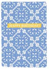 Happy Birthday tiles created by Emily Hunter