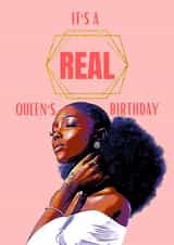 It's A Real Queen's Birthday created by Culture Cardz