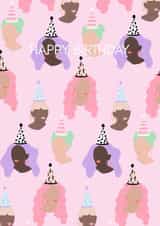 Party Hat Birthday Card created by Preedy Little Prints