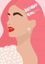 Birthday Girl Card created by Preedy Little Prints