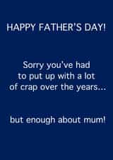 Cheeky Happy Fathers Day Card created by Fee Fee