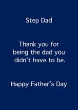 Fathers day card for step dad created by Fee Fee