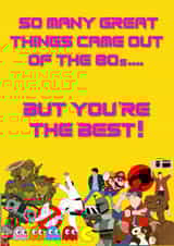 Out of the 80s birthday card created by StuArt