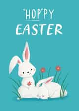 Hoppy Easter Card created by Sophie Kent Illustration
