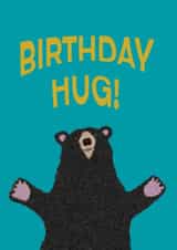Bear hug birthday card created by Ticketyboo