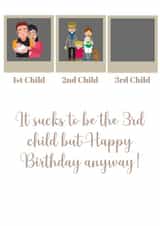 The forgotten third child, Birthday Card created by EnchantingGiftFairy