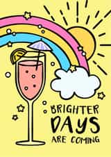 Brighter Days are Coming Lockdown Card created by CoconuTacha