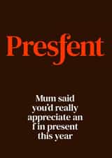 f in Present created by The Great f in Card Company