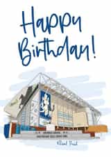 Leeds United Birthday Card created by Moo & Snip