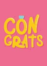 Congrats - Fun Engagement Card created by Lucy Booth