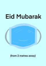 Eid Mubarak quarantine card created by Sweeterprints 