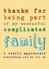 Complicated Family Father's Day Card created by Becka Griffin