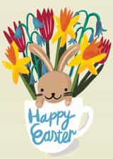 Easter Bunny Tea Cup created by @AimeeStevens.Design