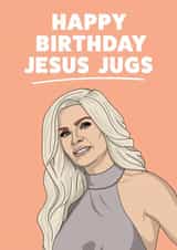 Tamra Judge Real Housewives Birthday Card created by YOB & YAG
