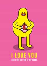 I love you from the bottom of my heart created by Duck In love